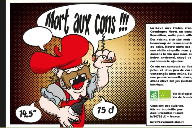 Etiquettes de mort aux cons